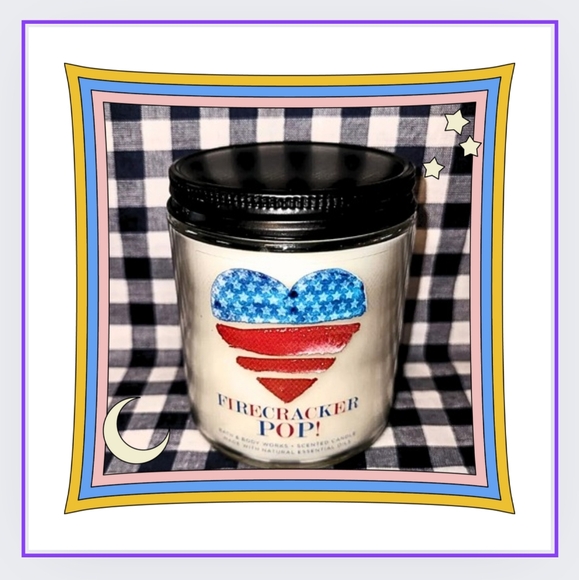 🔥2 ITEMS~FIRECRACKER POP FIZZ FOAMING HAND SOAP & 1 WICK CANDLE / NEW / BBW - Picture 3 of 5